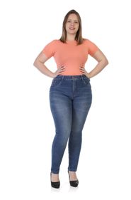 jardineira jeans sawary plus size feminina