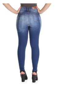 calça jeans feminina com suspensório
